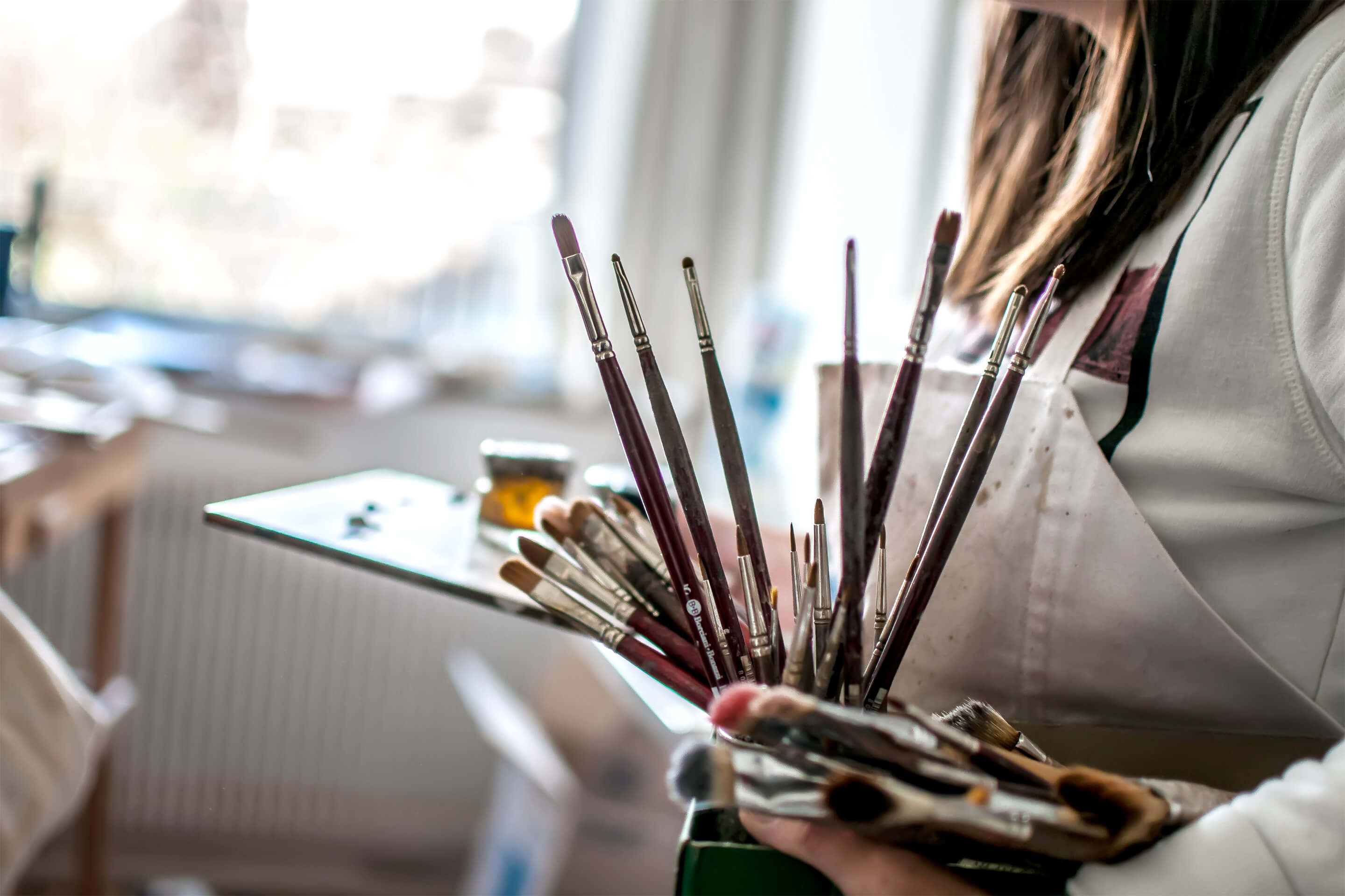 Ölgemälde - Pinsel