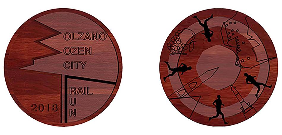 Bolzano Bozen City Trail 2018 Medaillenentwurf